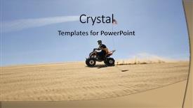  Presentation with bike - Beautiful PPT layouts featuring backpack and book on bench in park close up backdrop and a tawny brown colored foreground