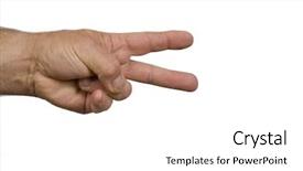  Presentation with man heart attact hand hold - PPT layouts consisting of man-s-hand background and a white colored foreground