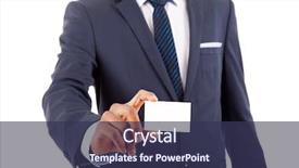  Presentation with african american in computer class business - Cool new presentation design with man showing his business card backdrop and a tawny brown colored foreground