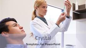  Presentation with anti aging - Colorful slide deck enhanced with man-sitting-in-chair-being backdrop and a lemonade colored foreground