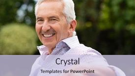  Presentation with man sitting bench - Colorful slide set enhanced with man sitting on a bench backdrop and a lemonade colored foreground