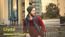  Presentation with orchestra silhouettemusic outside - Beautiful theme featuring man street - handsome guy standing outside backdrop and a  colored foreground