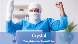  Presentation with pediatric nursing broken bone - Presentation theme with man suffering from multiple broken background and a  colored foreground