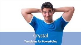  Presentation with bad teachers - Beautiful presentation design featuring man sweating excessively smelling bad backdrop and a teal colored foreground