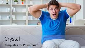  Presentation with good bad a moral dilemma - PPT layouts featuring man sweating excessively smelling bad background and a  colored foreground