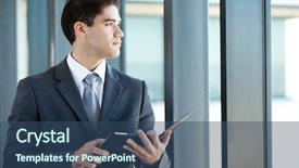  Presentation with computer access control - Colorful presentation design enhanced with blow torch - welder with mask backdrop and a gray colored foreground