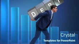  Presentation with burden - Audience pleasing theme consisting of man-under-the-burden backdrop and a ocean colored foreground