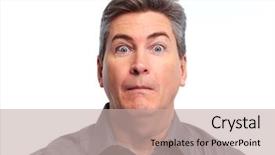  Presentation with floral border over white - Slide set enhanced with man up - handsome serious businessman isolated background and a mint green colored foreground