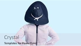  Presentation with day dead - Audience pleasing theme consisting of man-wearing-day backdrop and a lemonade colored foreground