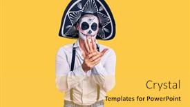  Presentation with arthritis - Beautiful slides featuring man-wearing-day backdrop and a yellow colored foreground