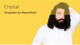  Presentation with jesus christ - Amazing slides having question uncertain with doubt backdrop and a yellow colored foreground