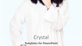  Presentation with jesus christ - PPT theme consisting of man wearing jesus christ costume smelling something stinky and disgusting intolerable smell holding breath with fingers on nose bad smells concept background and a cool aqua colored foreground