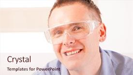  Presentation with safety ppe - Beautiful PPT theme featuring cute tabby kitten playing toy on white background isolate backdrop and a white colored foreground