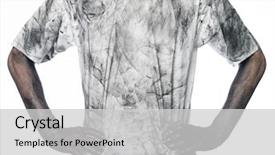  Presentation with dirt dirt texture dirty - Presentation enhanced with man with a dirty shirt background and a light gray colored foreground