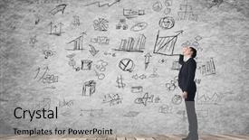  Presentation with business plan - Presentation theme consisting of is groomed and unkempt mane background and a tawny brown colored foreground.