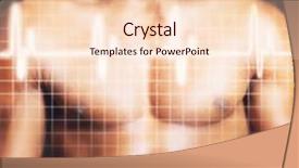  Presentation with chest - Beautiful PPT layouts featuring electrocardiography - midsection of shirtless man backdrop and a lemonade colored foreground