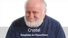  Presentation with insidious - Cool new presentation theme with man with insidious tricky fake backdrop and a tawny brown colored foreground