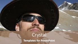  Presentation with sun - Amazing presentation having man-with-large-hat-enjoying backdrop and a coral colored foreground