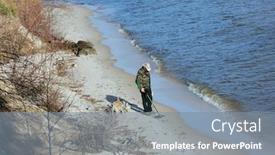  Presentation with metal detector - Presentation design enhanced with coffee beans in bamboo dish on white background note shallow depth of field note soft focus at 100 best at smaller sizes background and a gray colored foreground