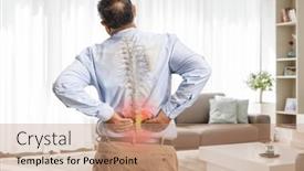  Presentation with back pain - Presentation having man-with-osteoarthritis-suffering and a coral colored foreground