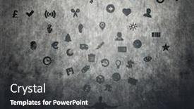  Presentation with web technology - Presentation with man-with-signs-concept background and a dark gray colored foreground