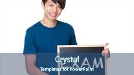  Presentation with blackboard - Colorful presentation theme enhanced with  backdrop and a  colored foreground