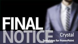  Presentation with final - Colorful PPT theme enhanced with man with the text final backdrop and a ocean colored foreground