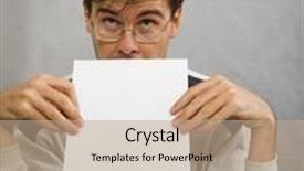  Presentation with novel - Beautiful slides featuring man with typewriter thinking about new novel backdrop and a coral colored foreground