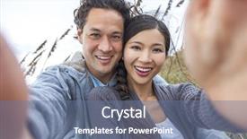  Presentation with man joined woman - Colorful presentation theme enhanced with man woman asian couple boyfriend backdrop and a  colored foreground