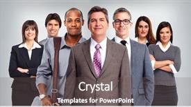  Presentation with accounting - Slide set having man work - business people group finance background and a dark gray colored foreground