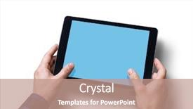  Presentation with digital - Audience pleasing presentation consisting of man working with a digital backdrop and a coral colored foreground