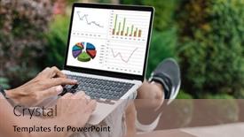  Presentation with nature - Slides consisting of man-works-in-nature-sitting background and a coral colored foreground