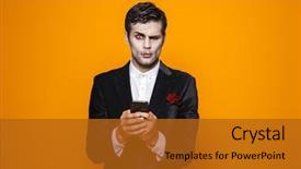  Presentation with zombie - Amazing slide deck having man zombie 20s in official backdrop and a crimson colored foreground