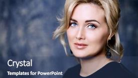  Presentation with skincare - Audience pleasing slides consisting of managed care - close-up portrait of a beautiful backdrop and a ocean colored foreground