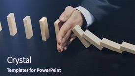  Presentation with salvation - Theme having management - business concept of salvation background and a wine colored foreground