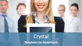  Presentation with business programming code abstract technology - PPT theme with account management - business and technology concept background and a teal colored foreground