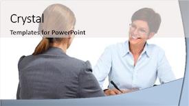  Presentation with women meeting - Presentation featuring management consultancy - business meeting group of women background and a  colored foreground