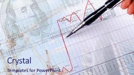  Presentation with economics - PPT layouts having management economics - valuable papers charts and diagrams background and a sky blue colored foreground