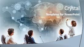  Presentation with coding project - Beautiful theme featuring discount 5 percent off 3d illustration on white background backdrop and a coral colored foreground