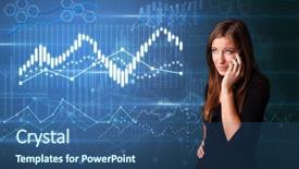  Presentation with matrix - Amazing PPT theme having management matrix organization - young person talking backdrop and a ocean colored foreground