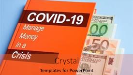  Presentation with financial crisis - PPT layouts enhanced with management-money-during-a-crisis background and a red colored foreground