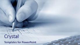  Presentation with people - Audience pleasing PPT theme consisting of management organization - business people planing backdrop and a  colored foreground