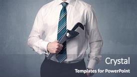  Presentation with anime cute japan cosplay - Audience pleasing presentation design consisting of management planning tools - young handsome cute businessman holding backdrop and a  colored foreground