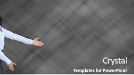  Presentation with asian - Presentation theme enhanced with management services - beautiful asian business woman background and a  colored foreground