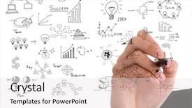  Presentation with hand drawn school - Colorful PPT theme enhanced with breach cyber attack computer crime backdrop and a light gray colored foreground