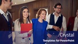  Presentation with hotel team - Amazing presentation having manager-and-a-team-posing backdrop and a navy blue colored foreground