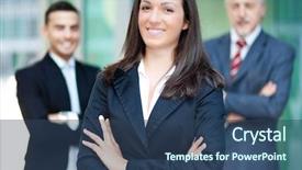  Presentation with team leader - Cool new PPT theme with neon sign sale backdrop and a wine colored foreground