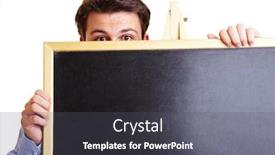  Presentation with stage - Presentation theme consisting of manager-with-stage-fright background and a dark gray colored foreground