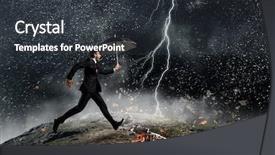  Presentation with challenge - Audience pleasing PPT layouts consisting of manajemen disaster - strong enough to challenge it backdrop and a dark gray colored foreground