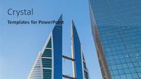  Presentation with world trade center - 